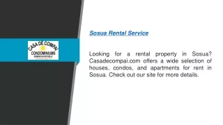 Sosua Rental Service Casadecompai.com