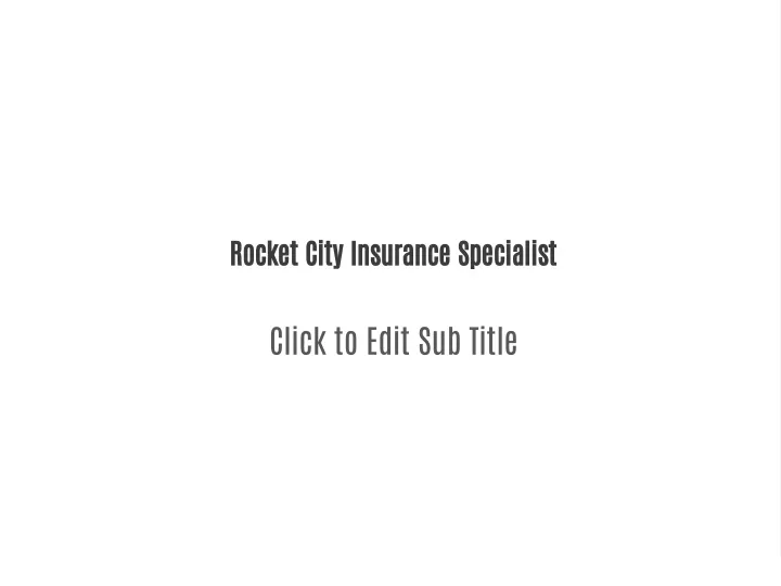 rocket city insurance specialist