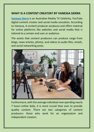 WHAT IS A CONTENT CREATOR BY VANESSA SIERRA (1)