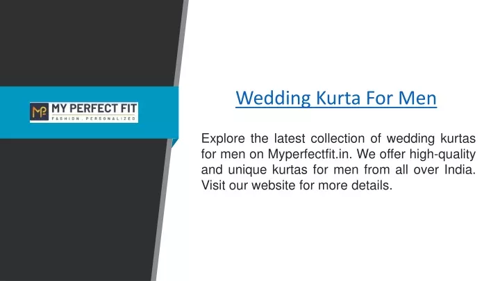wedding kurta for men