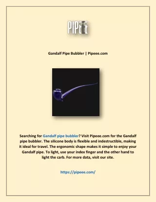 Gandalf Pipe Bubbler | Pipeee.com