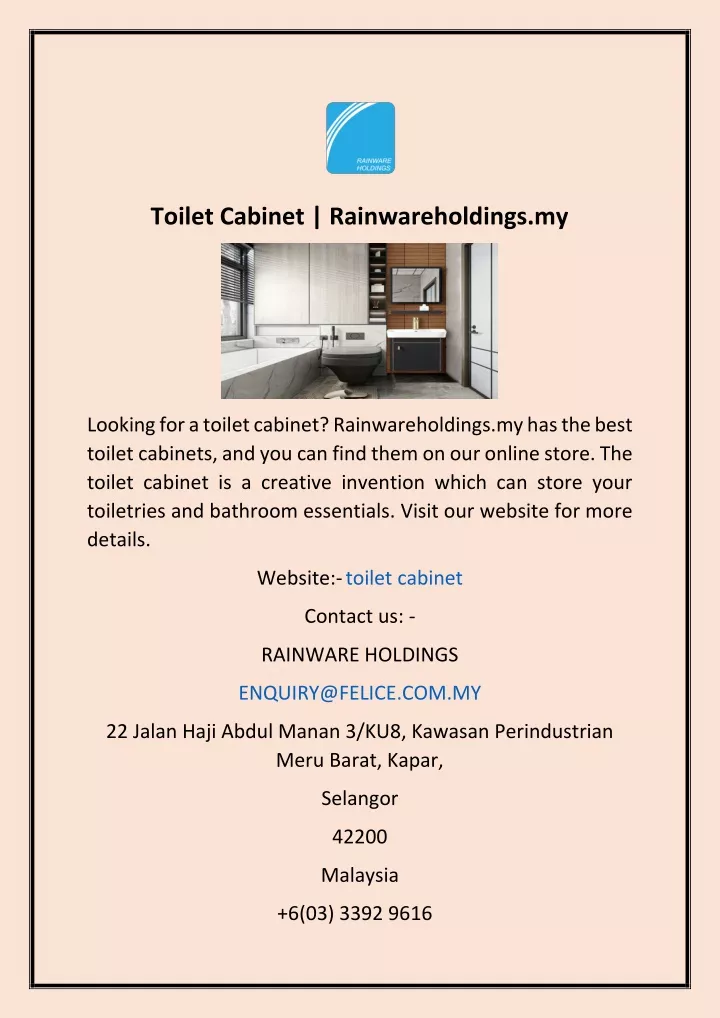 toilet cabinet rainwareholdings my