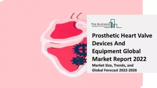 Prosthetic Heart Valve Devices And Equipment Global Market Report 2023