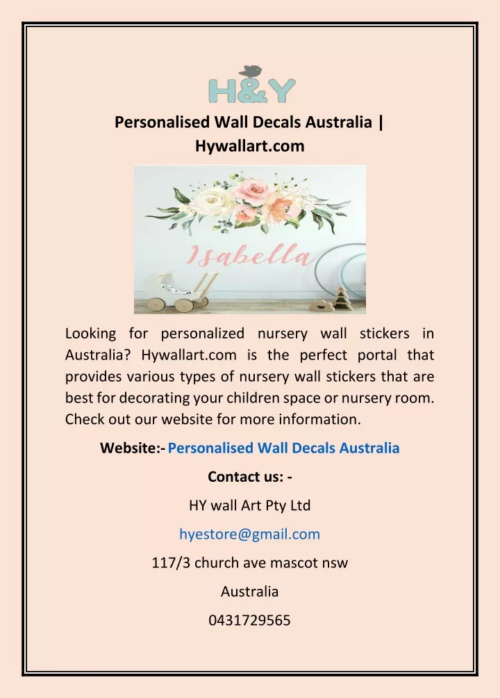 personalised wall decals australia hywallart com