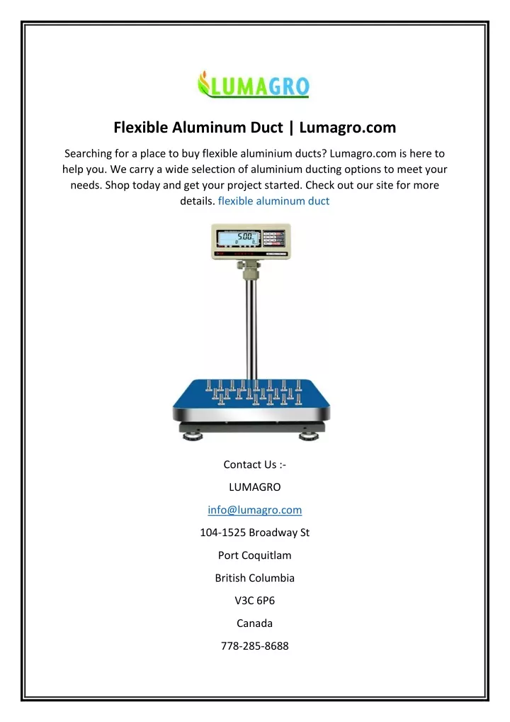flexible aluminum duct lumagro com