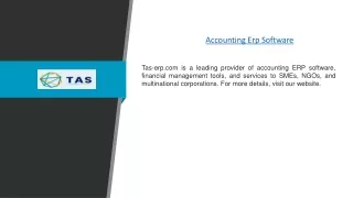 Accounting Erp Software | Tas-erp.com