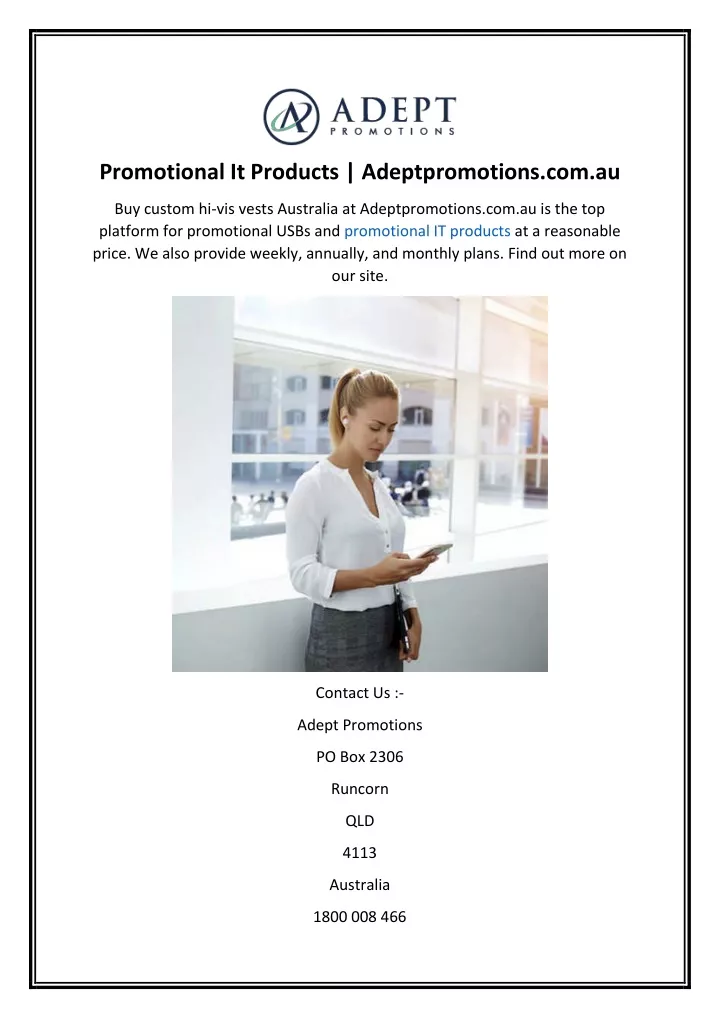 promotional it products adeptpromotions com au