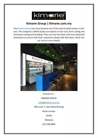 kimarie group kimarie com my