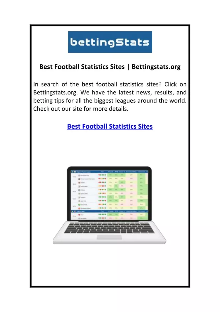 best football statistics sites bettingstats org