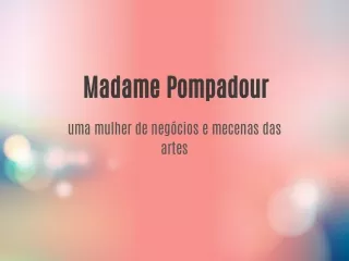 madame pompadour