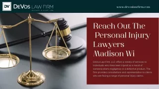 Best Personal Injury Lawyers Madison Wi | DeVos Law Firm. LLC