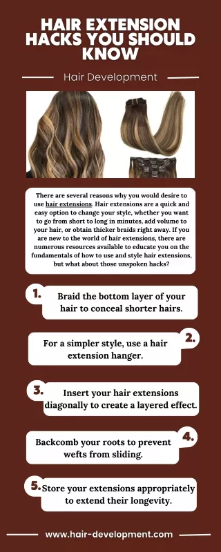 Hair Extension Hacks You Should Know | Hair Development