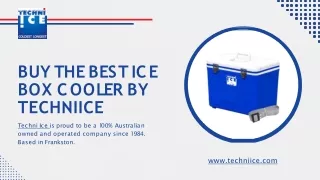 BUY THE BEST ICE  BOX COOLER BY  TECHNIICE