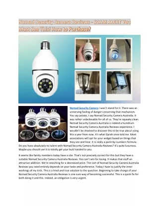 nomad security camera i won t stand for it there