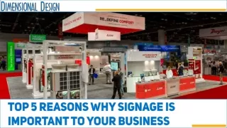 Top Reasons Why Signage Is Important To Your Business