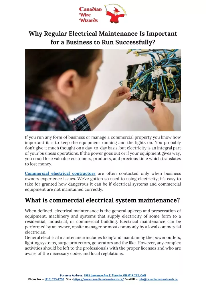 why regular electrical maintenance is important