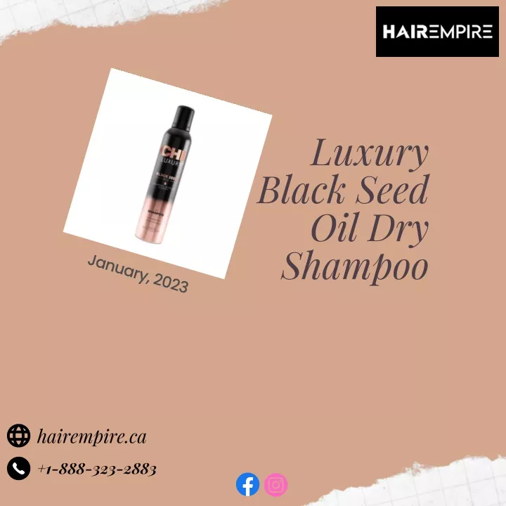 luxury black seed oil dry shampoo