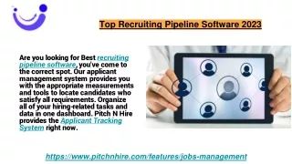 Top Recruiting Pipeline Software 2023
