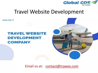 travel website development