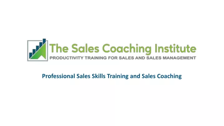 professional sales skills training and sales