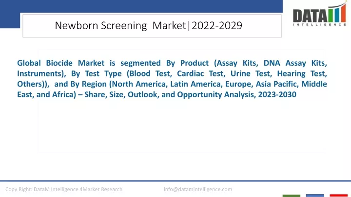 newborn screening market 2022 2029