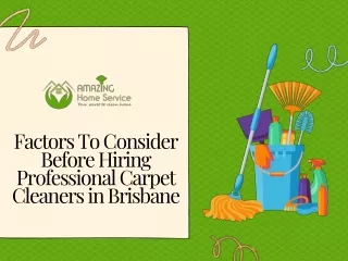 Factors To Consider Before Hiring Professional Carpet Cleaners Brisbane