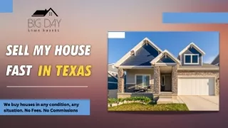 Sell My House Fast in Texas | Big Day Homebuyers