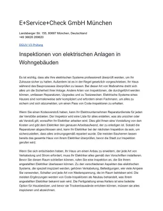 e service check gmbh m nchen
