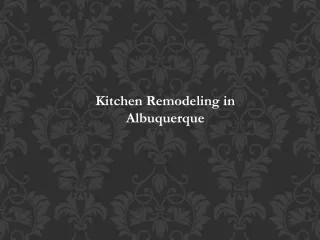 Kitchen Remodeling in Albuquerque
