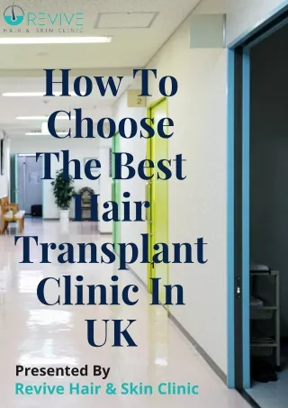 How To Choose The Best Hair Transplant Clinic In UK