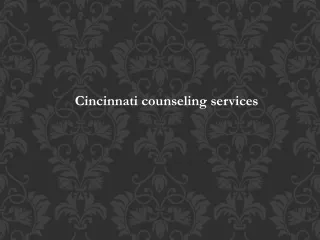 Cincinnati counseling services