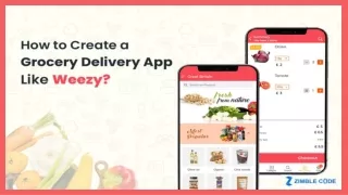 How to Create A Grocery Delivery App Like Weezy?