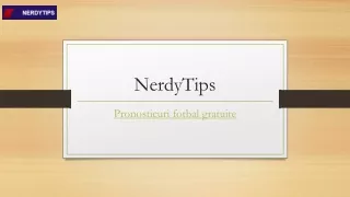 Pronosticuri Fotbal Gratuite | Nerdytips.ro