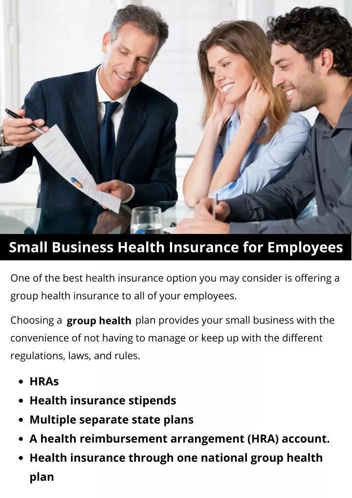 small business health insurance for employees