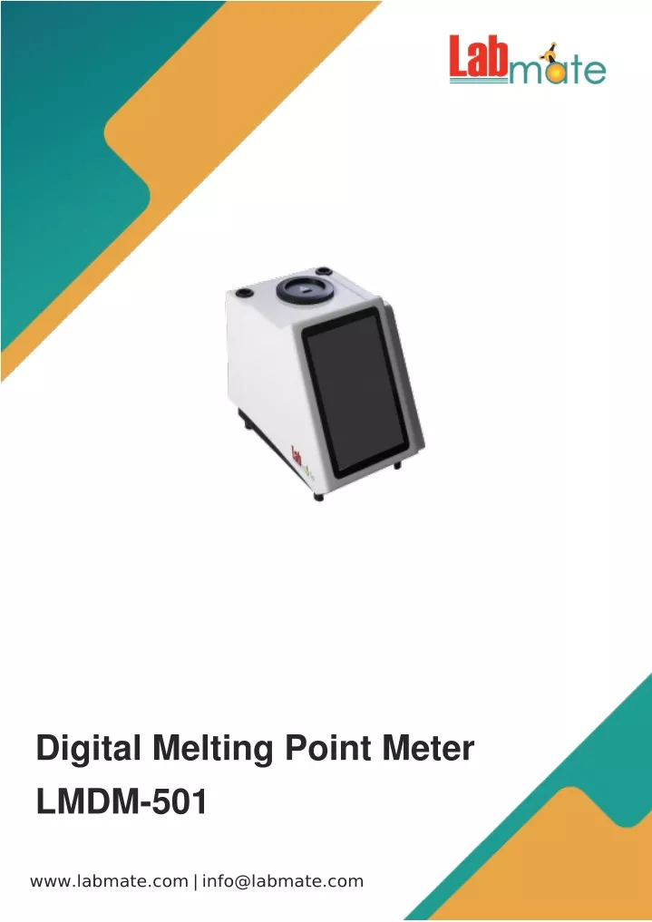 digital melting point meter lmdm 501