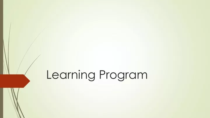l earning program