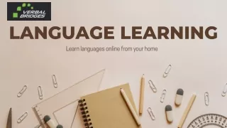 Online Language Tutoring - Verbal Bridges