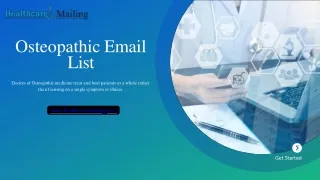 Osteopathic Email List