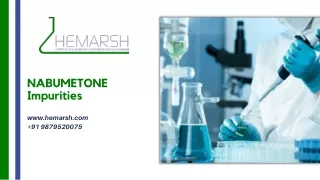 NABUMETONE Impurities Manufacturer | Suppliers | Hemarsh Technologies