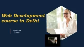 Web Development course in Delhi