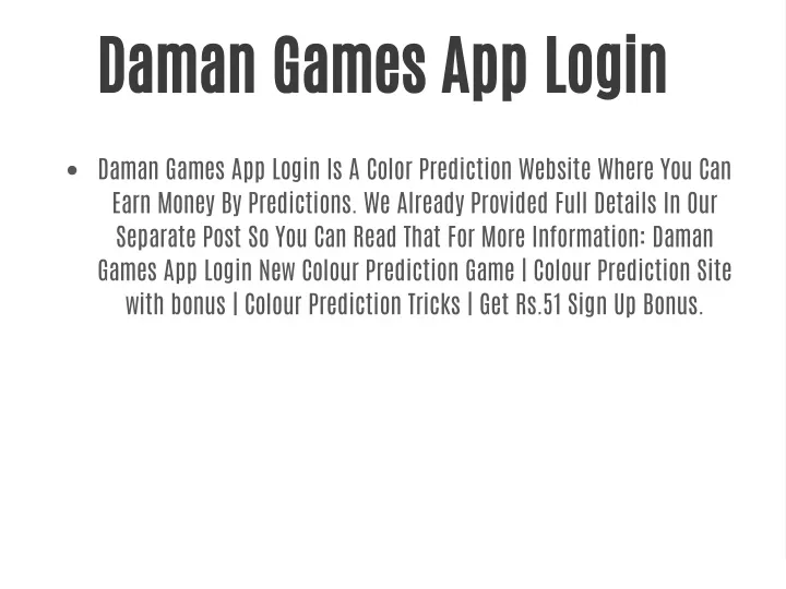 daman games app login