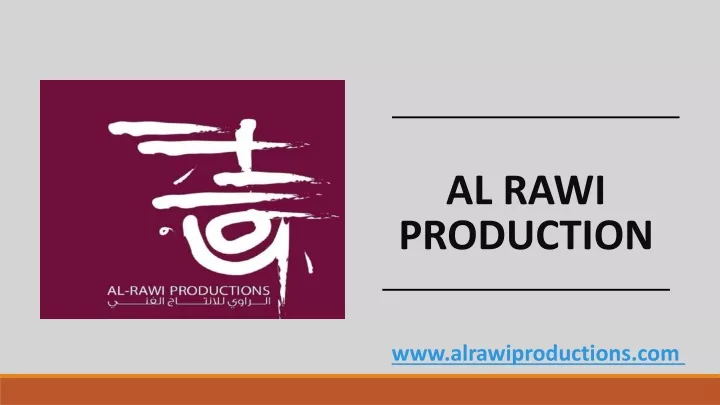 al rawi production