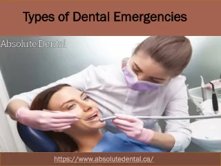 Types of Dental Emergencies