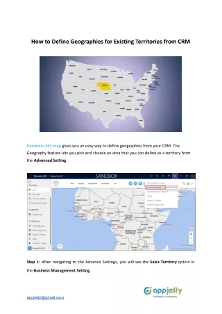 how to define geographies for existing