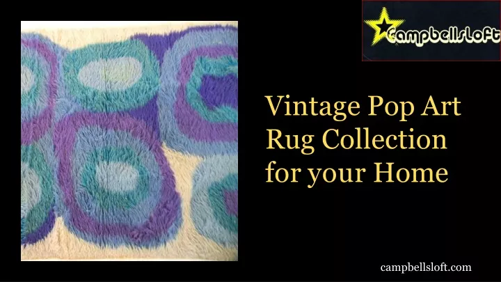 vintage pop art rug collection for your home