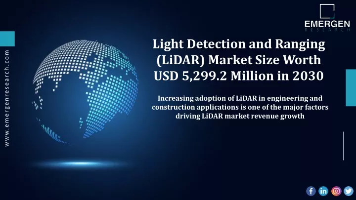 light detection and ranging lidar market size