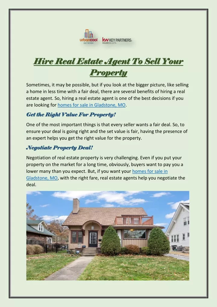 hire real estate agent to sell your hire real