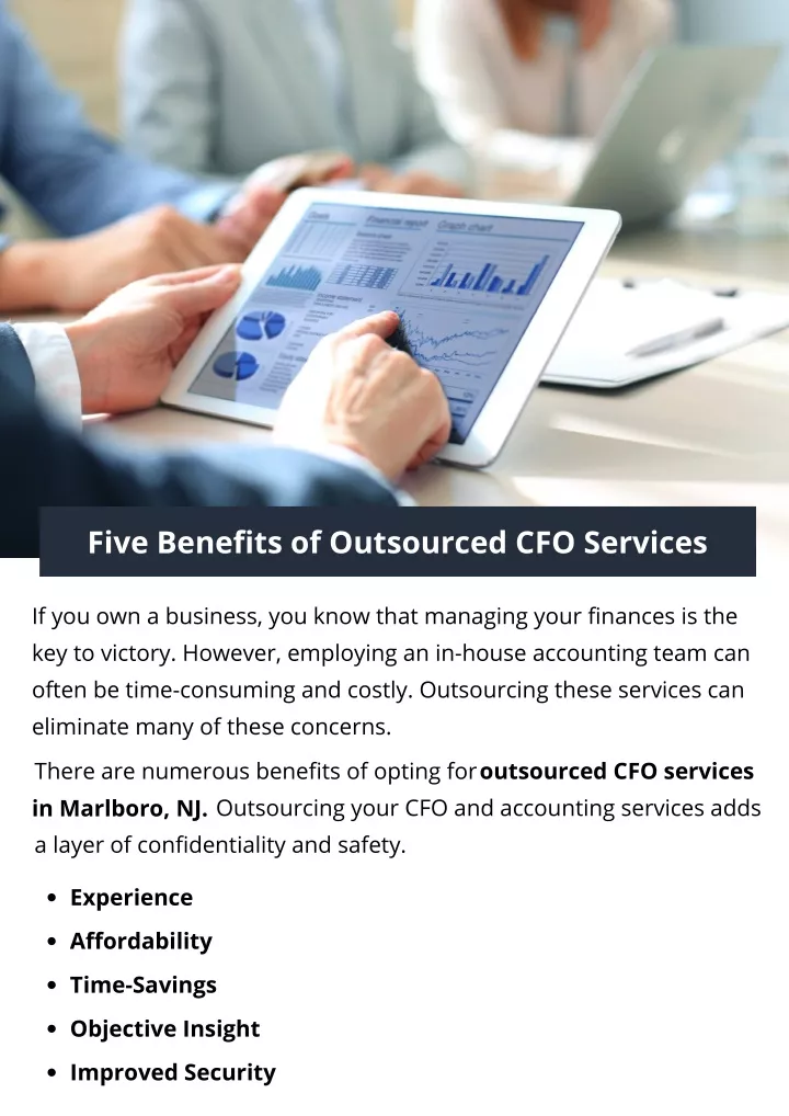 five benefits of outsourced cfo services