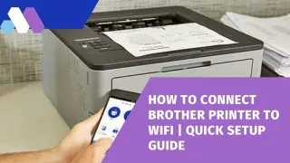 how to connect brother printer to wifi quick