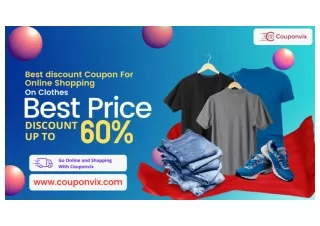 Clothing Online Shopping Coupon (Couponvix)